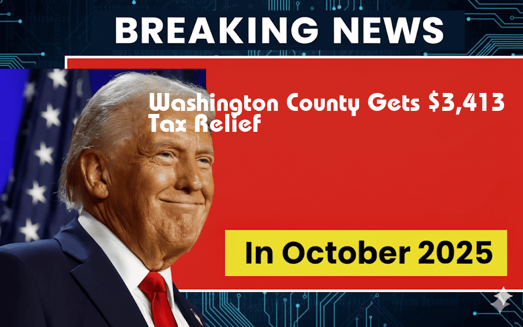 Washington County to Receive $3,413 in New Tax Relief from Trump Administration Legislation